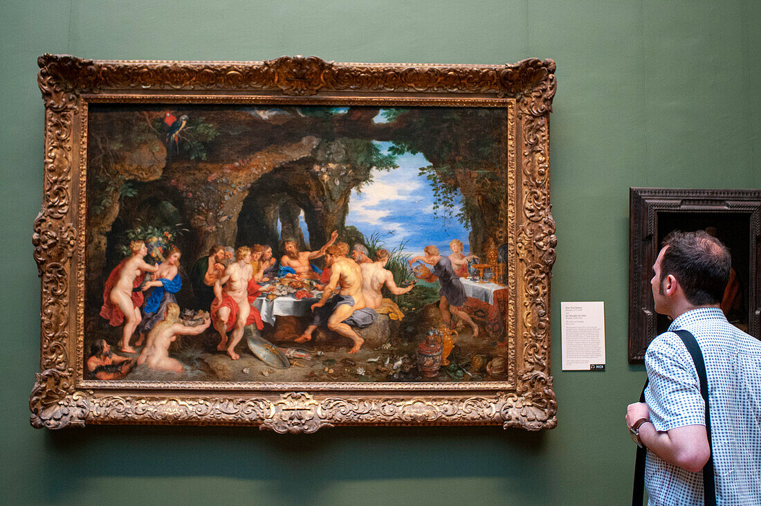Peter Paul Rubens, Flämisch 1577-1640 und Jan Brueghel der Ältere, Flämisch, 1568-1625. Metropolitan Museum of Art, New York, USA. Dieses große Tafelbild von ca. 1615 ist eine der eindrucksvollsten bekannten Kooperationen zwischen Rubens und seinem älteren Kollegen Jan Brueghel.