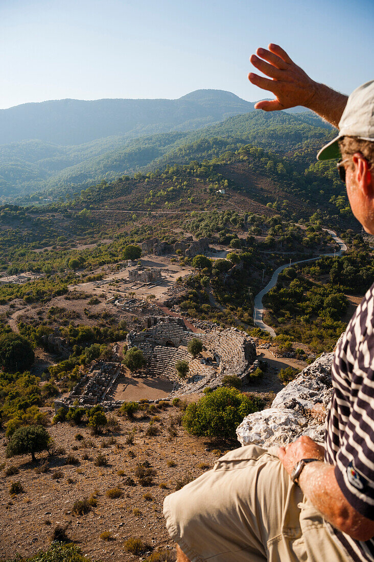 Ancient ruins of Kaunos, Dalyan, Mugla Province, Turkey