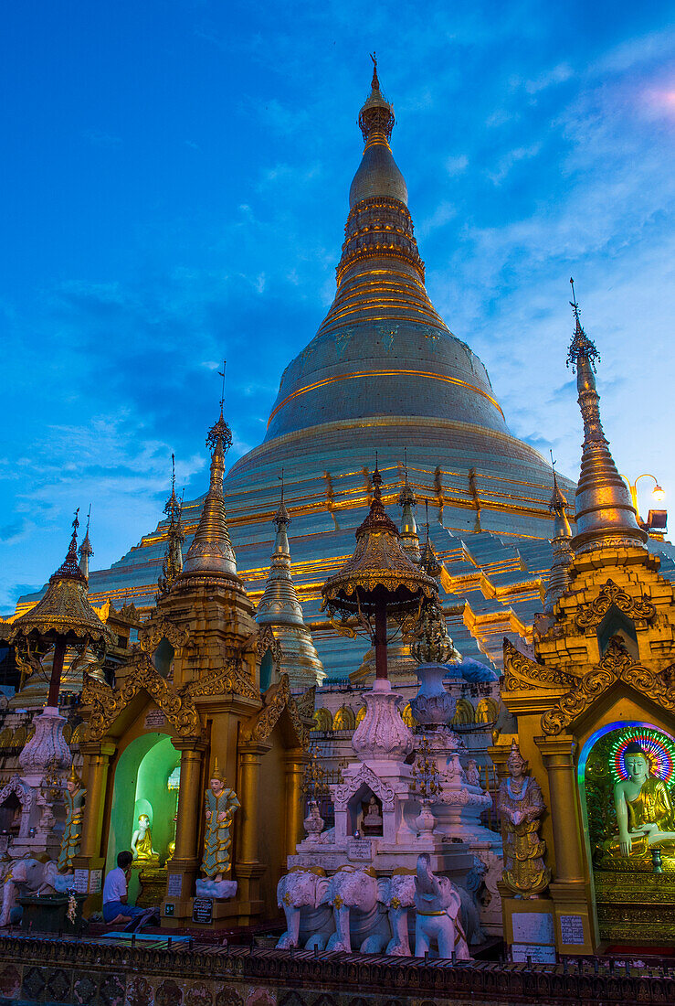 Shwedagon-Pagode in Yangon, Myanmar