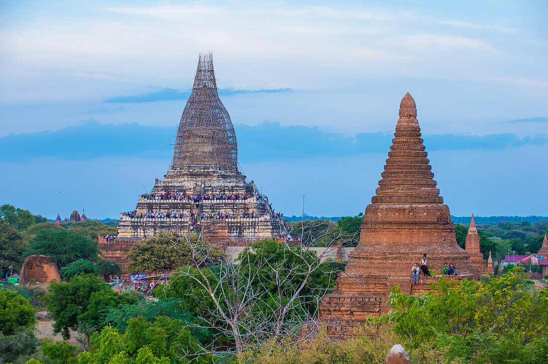 Die Tempel von Bagan in Myanmar.