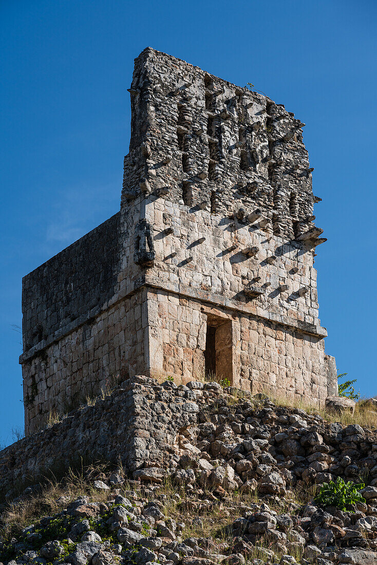 Die Ruinen der Maya-Stadt Labna sind Teil des UNESCO-Welterbezentrums der prähispanischen Stadt Uxmal in Yucatan, Mexiko.