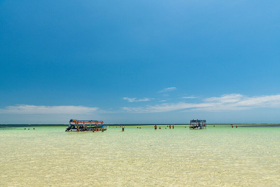 Bootsfahrt am Strand von Watamu Bay, Watamu, Bezirk Kilifi, Kenia