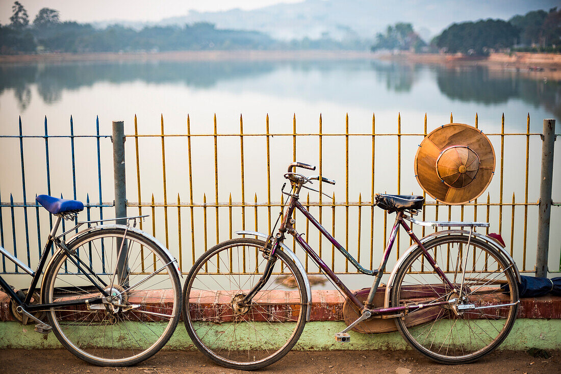 Street scene, Pindaya, Shan State, Myanmar (Burma)