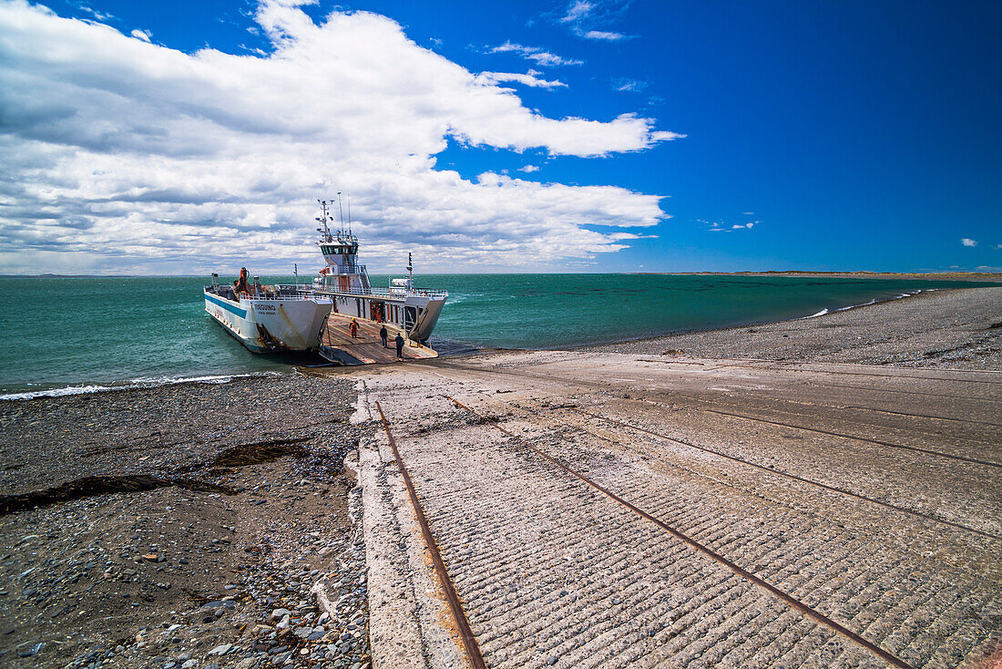 Port at Punta Arenas, Magallanes and Antartica Chilena Region, Chilean Patagonia, Chile