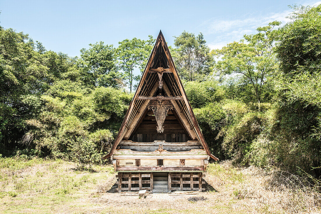 Traditionelles Batak-Haus, Toba-See (Danau Toba), Nordsumatra, Indonesien