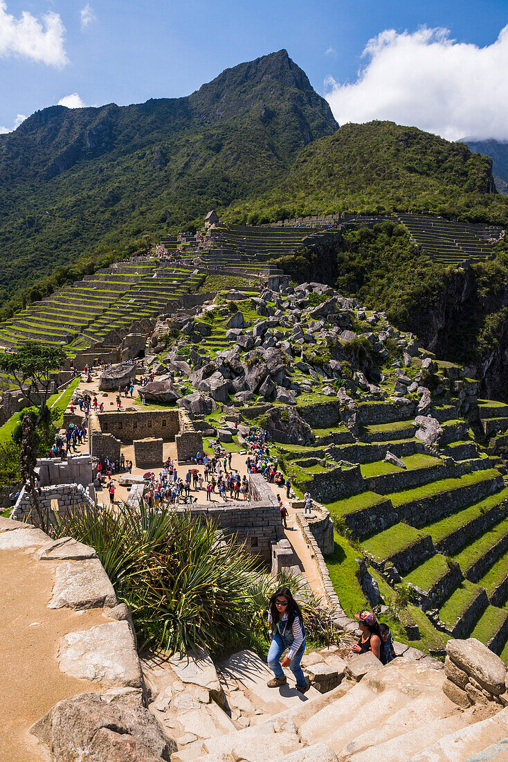 Machu Picchu Inka-Ruinen, Region Cusco, Peru