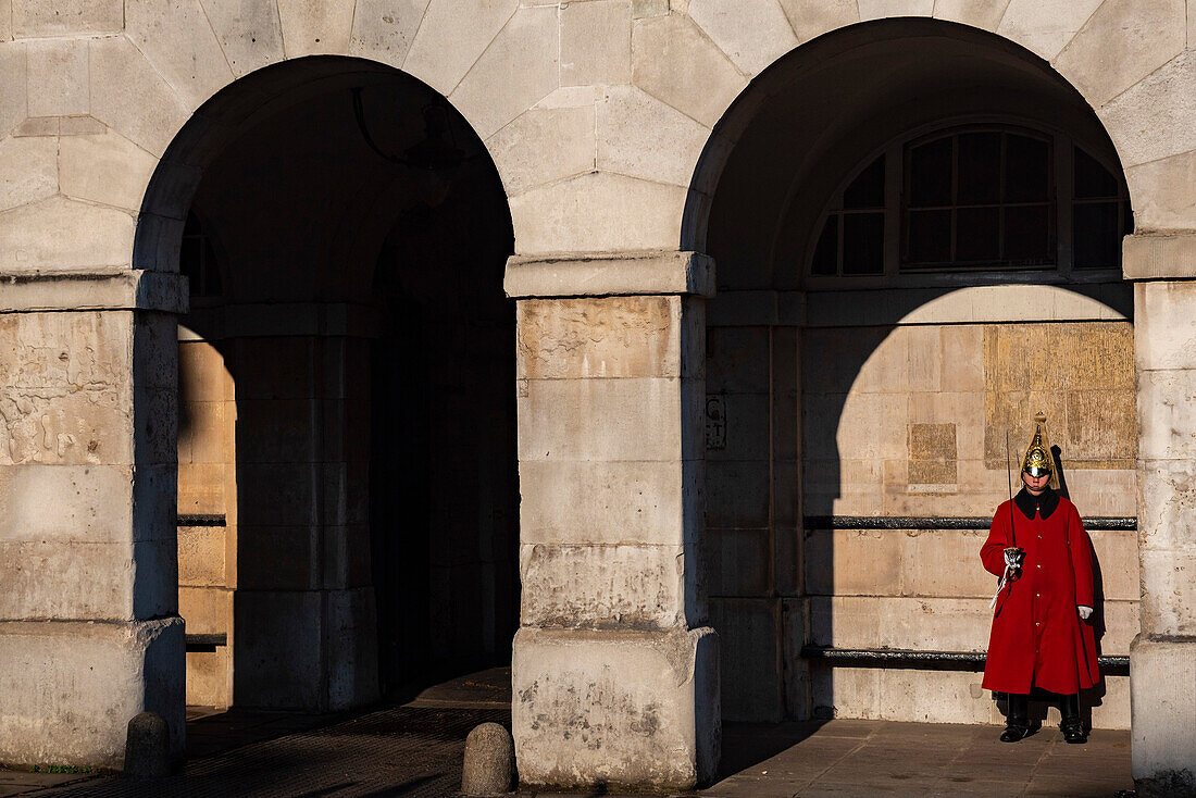 Changing of the guard, Horse Guards, Westminster, London, England