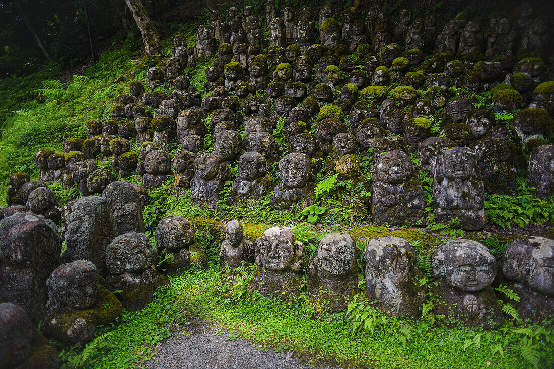 Buddhistischer Tempel Otagi Nenbutsu-ji im Stadtteil Arashiyama in Kyoto, Japan