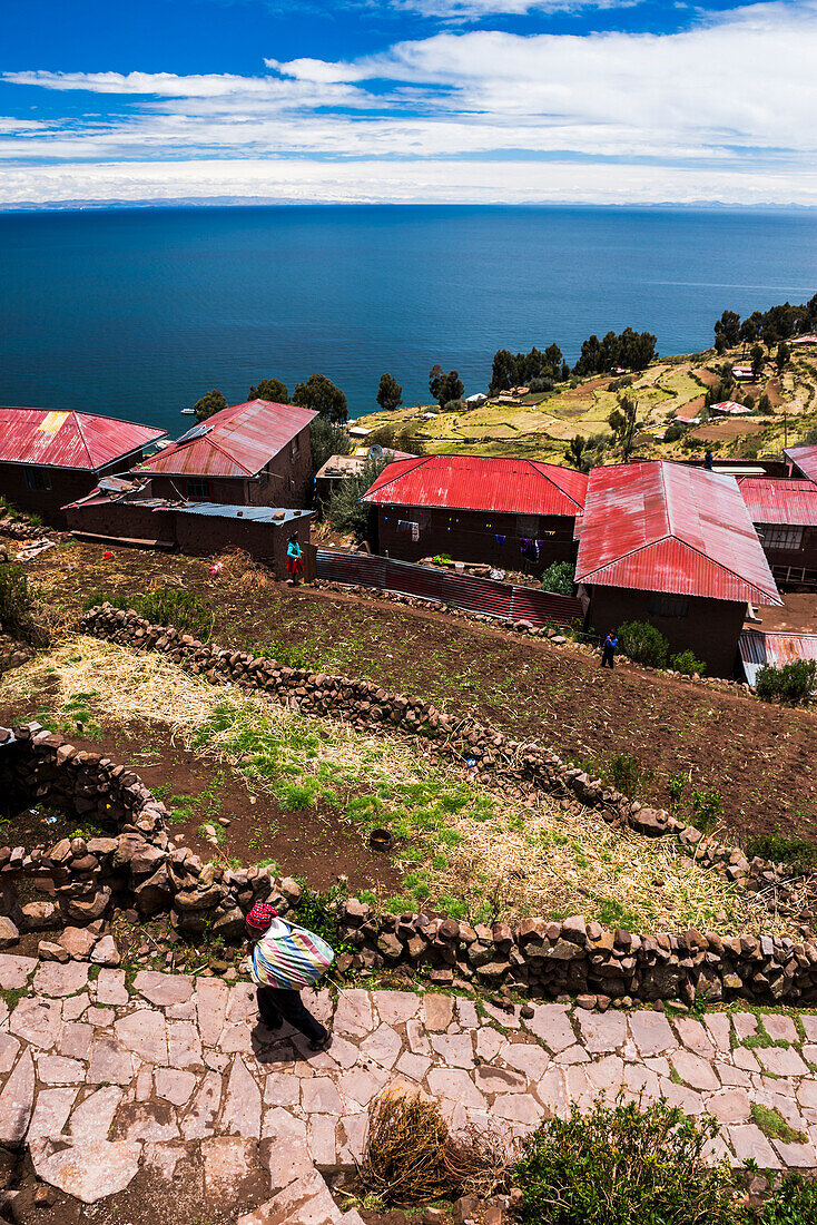 Taquile-Insel, Titicacasee, Peru