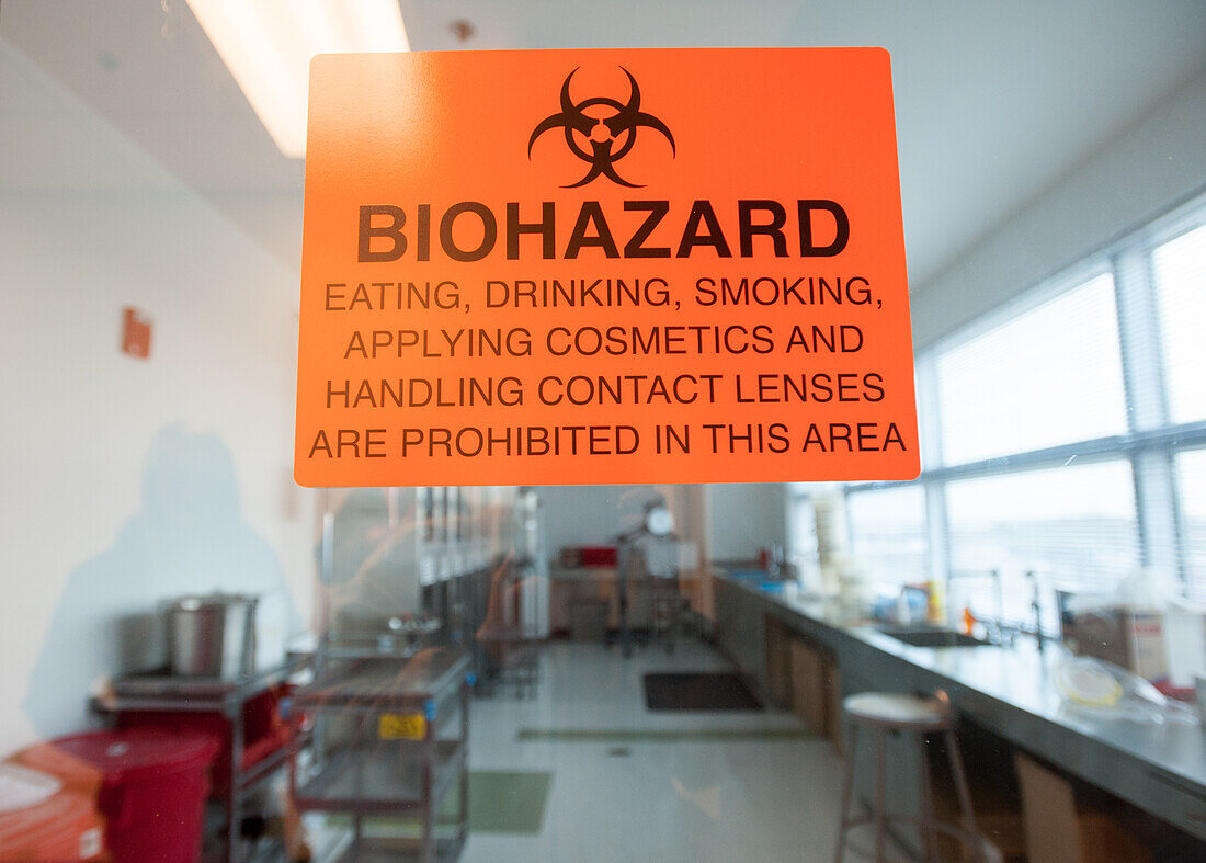 Brain soak laboratory for autopsy at the State Medical Examiners Office - Morgue