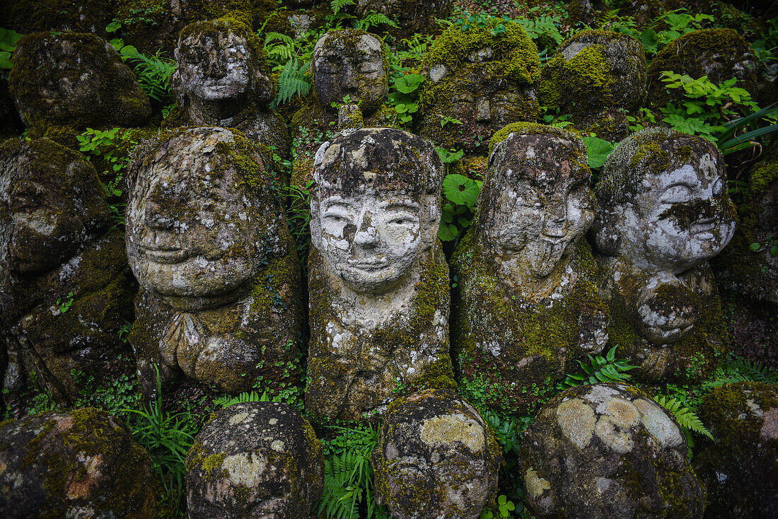 Otagi Nenbutsu-ji Buddhist temple in the Arashiyama neighborhood of Kyoto, Japan