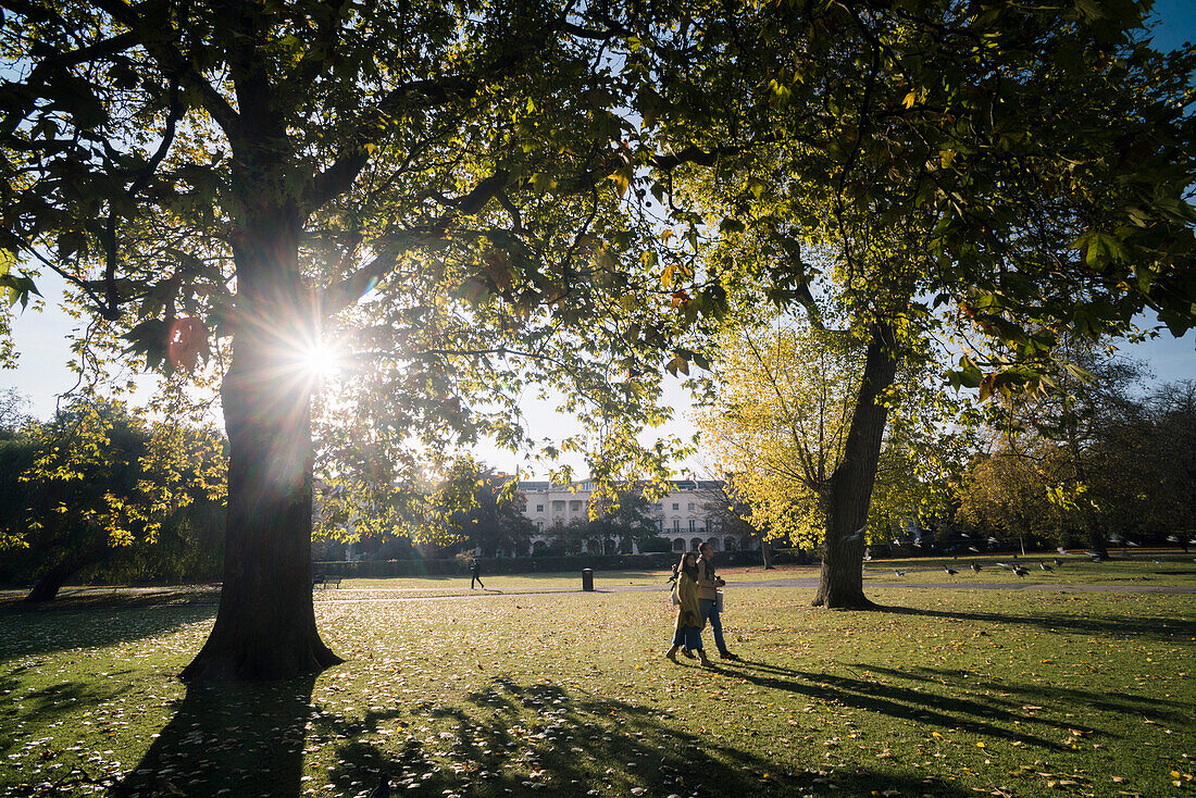 Herbst im Regents Park, einem der Royal Parks von London, England