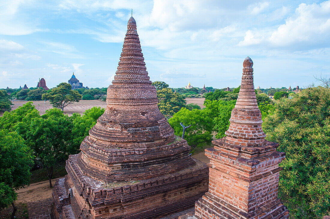 Die Tempel von Bagan in Myanmar.