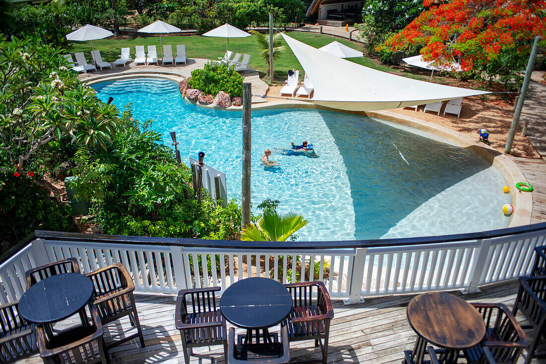 Pool im Malolo Island Resort und Likuliku Resort, Mamanucas Inselgruppe Fidschi