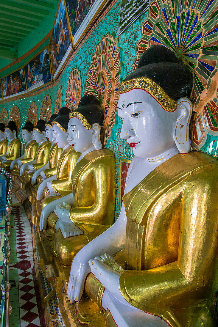 Umin Thounzeh temple in myanmar