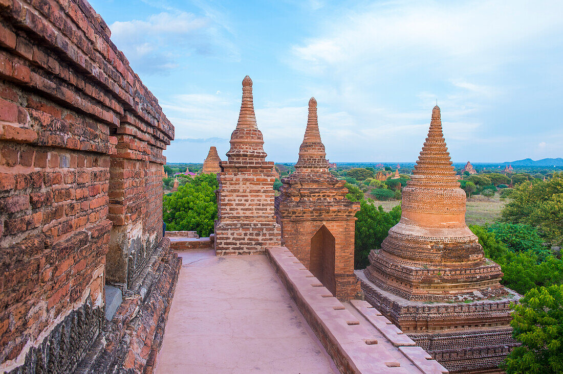 The Temples of bagan in Myanmar.