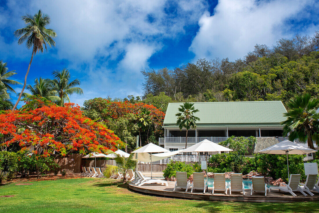 Pool im Malolo Island Resort und Likuliku Resort, Mamanucas Inselgruppe Fidschi