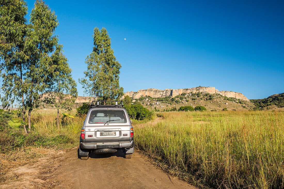 4wd driving at Isalo National Park, Ihorombe Region, Southwest Madagascar