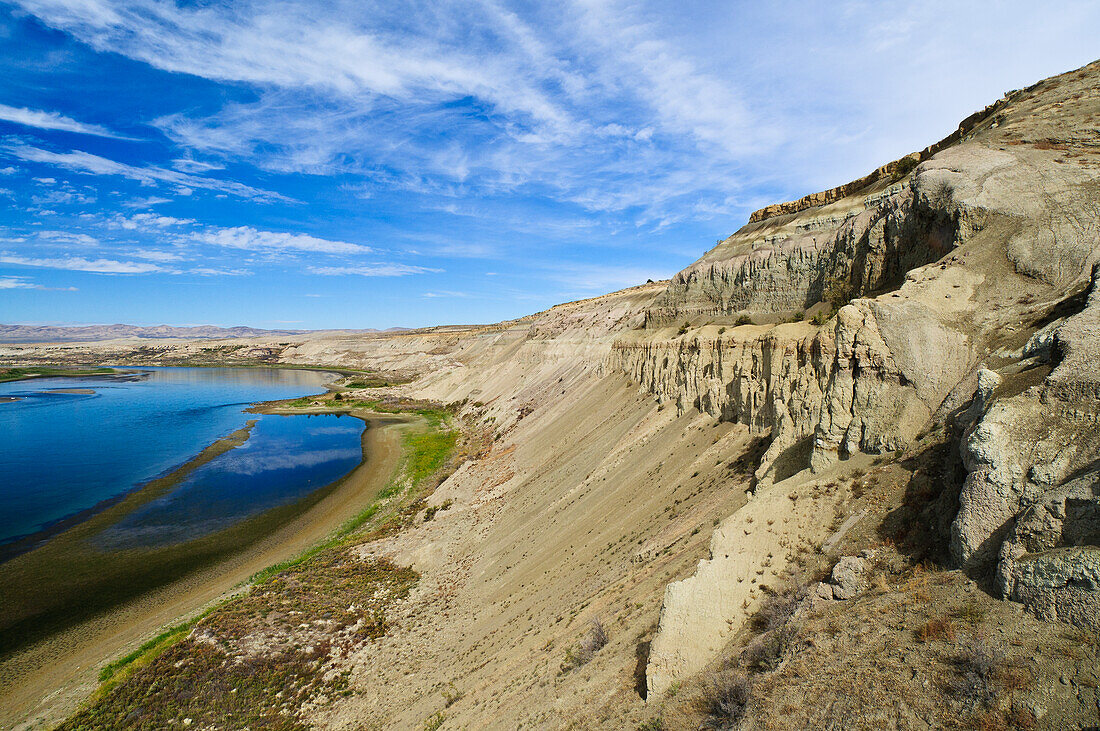 White Bluffs im Hanford Reach National Monument und Saddle Mountain National Wildlife Refuge im Zentrum von Washington.