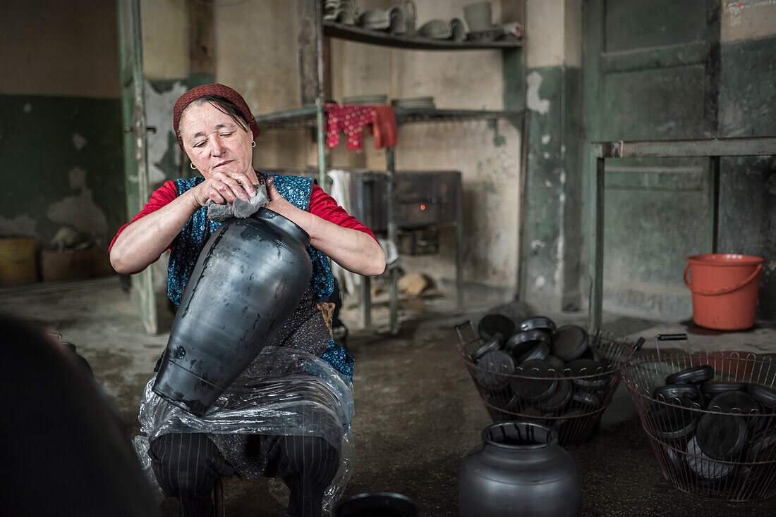 Making Marginea Black Pottery (Black Ceramics of Marginea), Bukovina, Romania