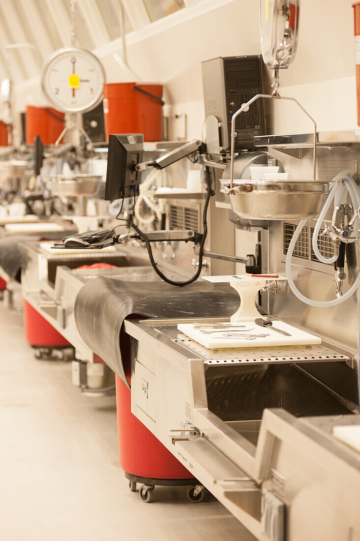 Laboratory for autopsy at the State Medical Examiners Office - Morgue