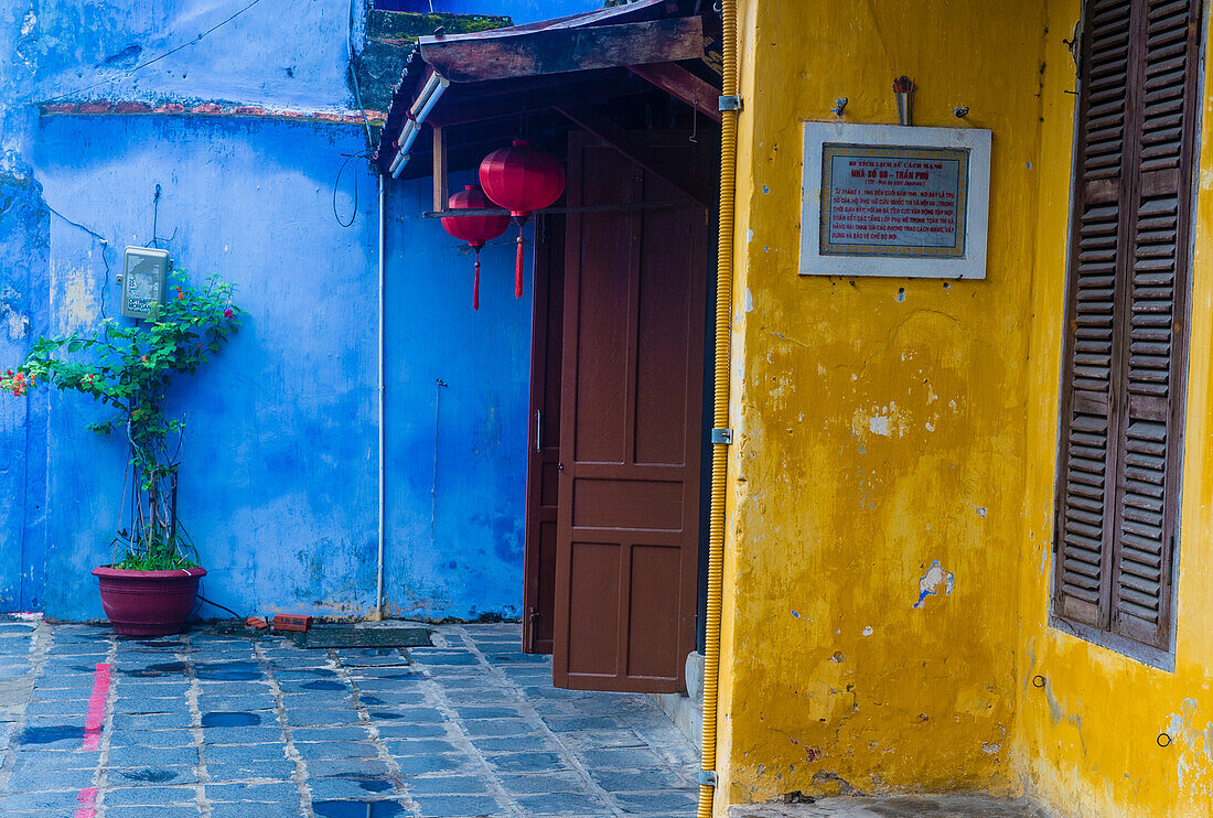 Architectural details in Hoi An Vietnam