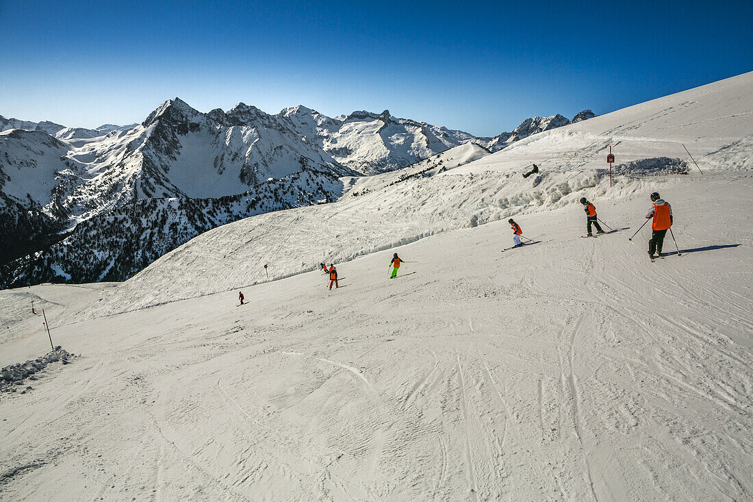 Pla d' Adet ski resort. Saint Lary Soulan. Hautes Pyrenees. France