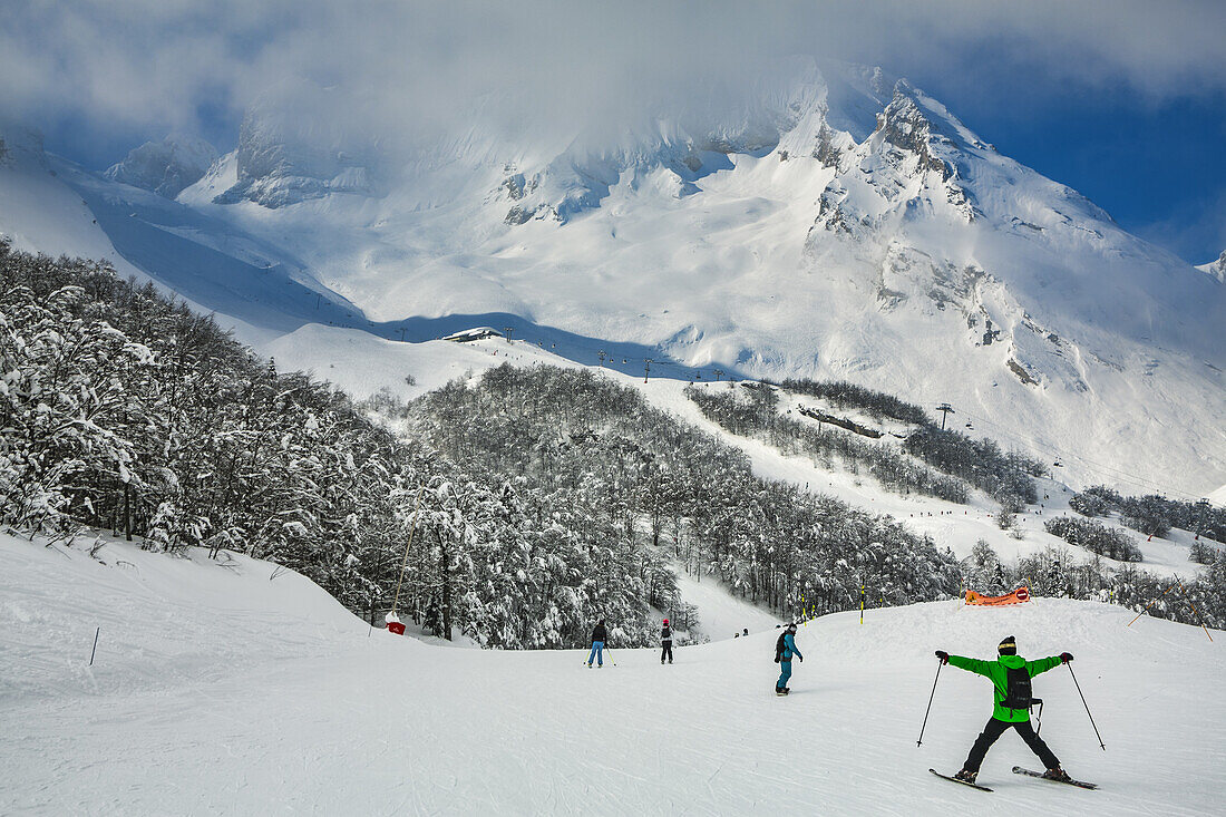 Gourette ski resort, Pyrenees Atlantiques, Aquitaine region, Ossau Valley, France