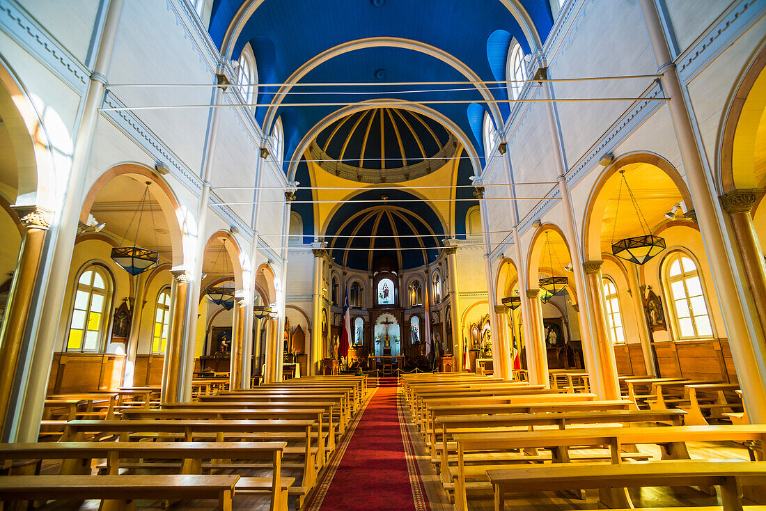 Sacred Heart of Jesus Catholic Church (Iglesia Sagrado Corazon de Jesus), Puerto Varas, Chile Lake District