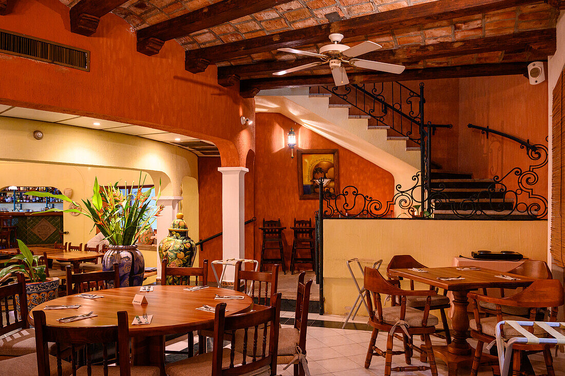 Chef Betty Vazquez's El Delfin Restaurant in Hotel Garza Canela, San Blas, Riviera Nayarit, Mexico.