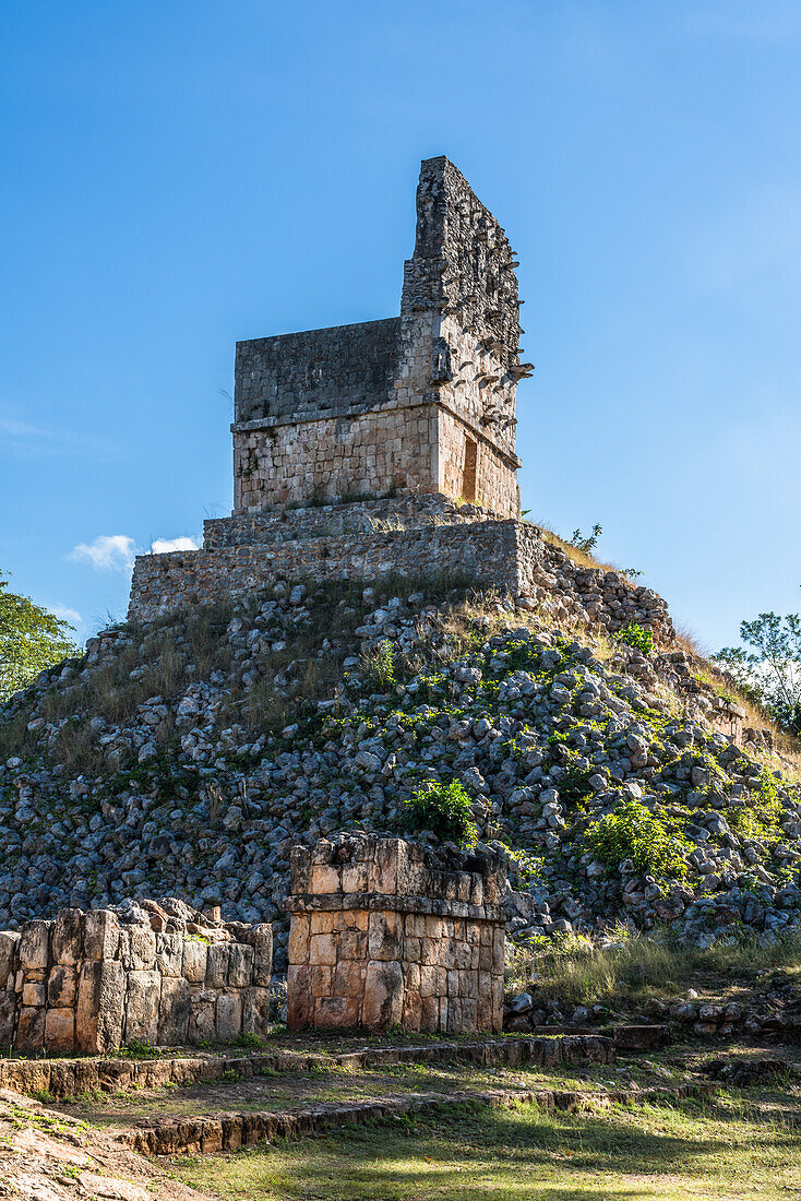 The ruins of the Mayan city of Labna are part of the Pre-Hispanic Town of Uxmal UNESCO World Heritage Center in Yucatan, Mexico.