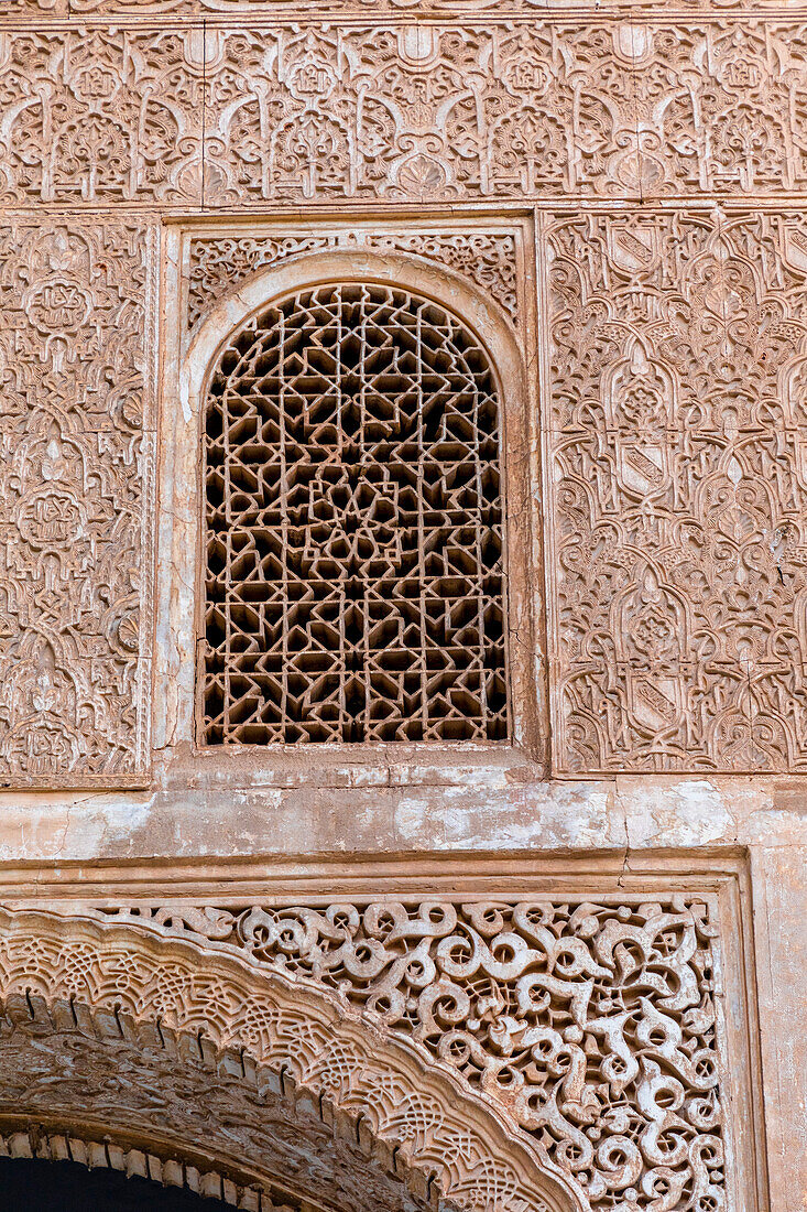 Hof der Löwen, Die Alhambra, UNESCO-Welterbe, Granada, Andalusien, Spanien, Europa