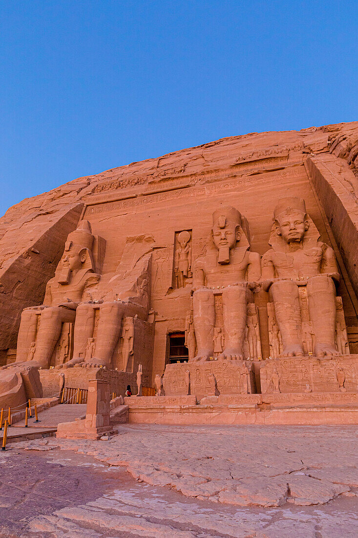 Der Große Tempel des Ramses II, Abu Simbel, UNESCO-Welterbe, Ägypten, Nordafrika, Afrika