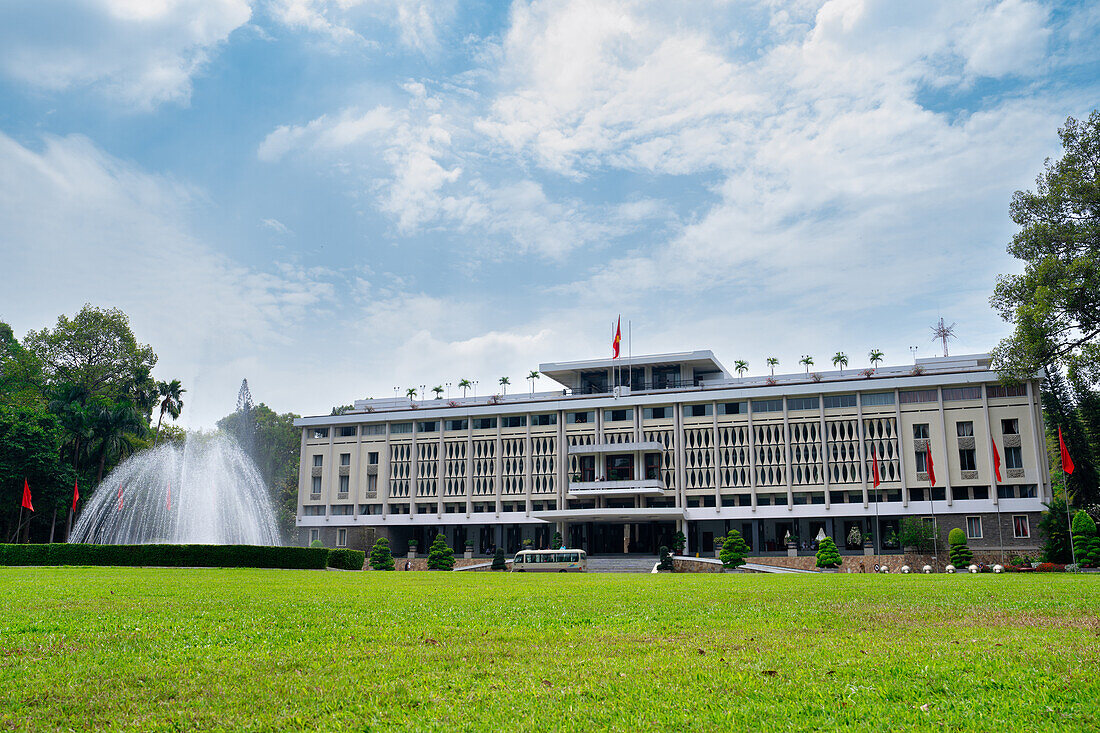 Wiedervereinigungspalast, Ho-Chi-Minh-Stadt, Vietnam, Indochina, Südostasien, Asien