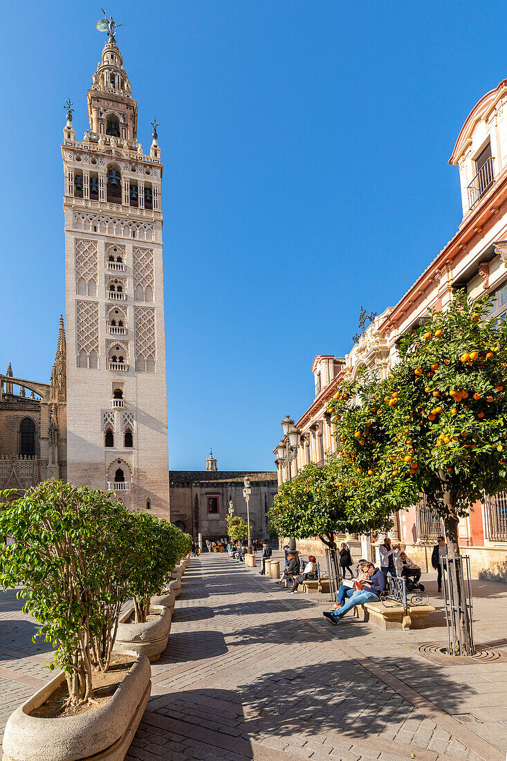 Seville Cathedral Exterior, UNESCO World Heritage Site, Seville, Andalusia, Spain, Europe