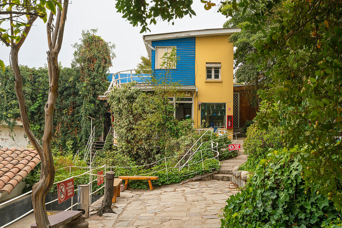 La Chascona, Pablo Neruda Museum and house where he lived, Barrio Bellavista, Providencia, Santiago, Santiago Province, Santiago Metropolitan Region, Chile, South America