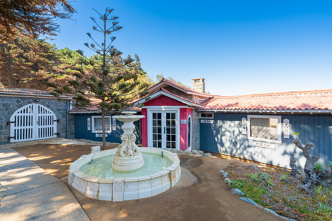 Exterior of Pablo Neruda Museum, Isla Negra, Chile, South America