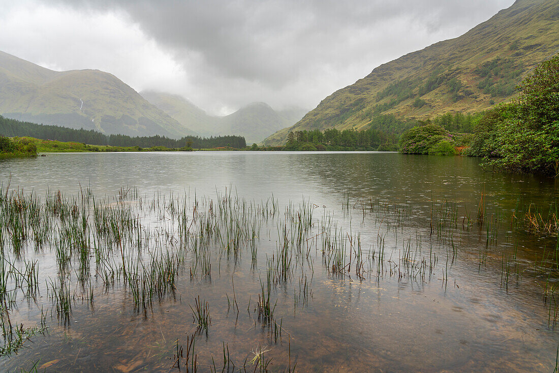 Lochan Urr, Glencoe, Schottisches Hochland, Schottland, Vereinigtes Königreich, Europa