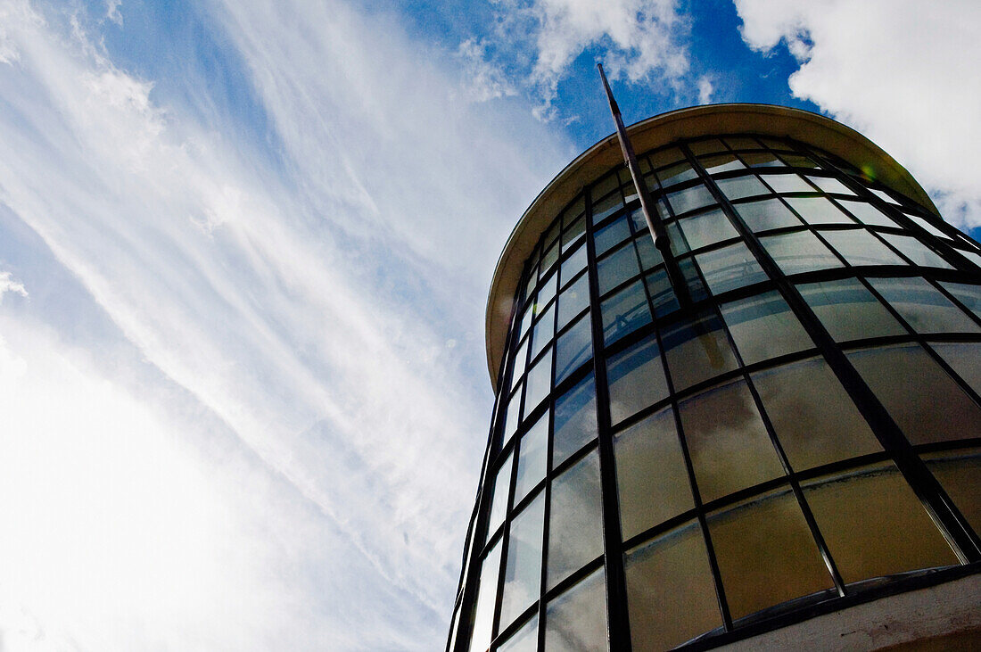 Windows Of De La Warr Pavilion, Low Angle View