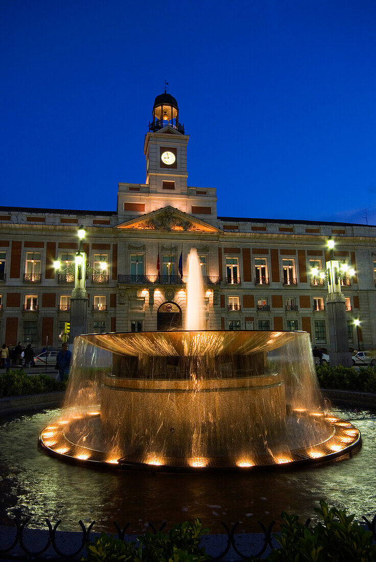 Fountain In Puerta Del Sol