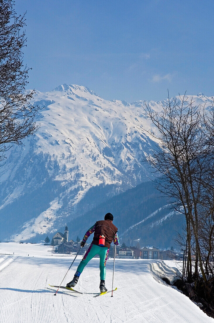 Skilanglauf in Obergesteln.