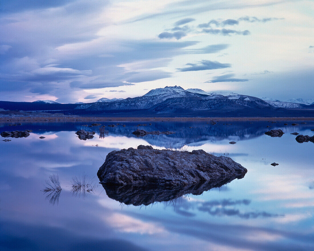 Reflection In Mono Lake.