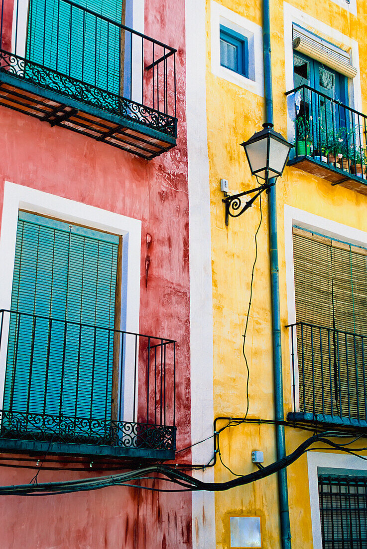 Painted Houses In Cuenca