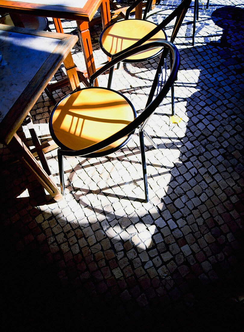 Außencafé in Lissabon