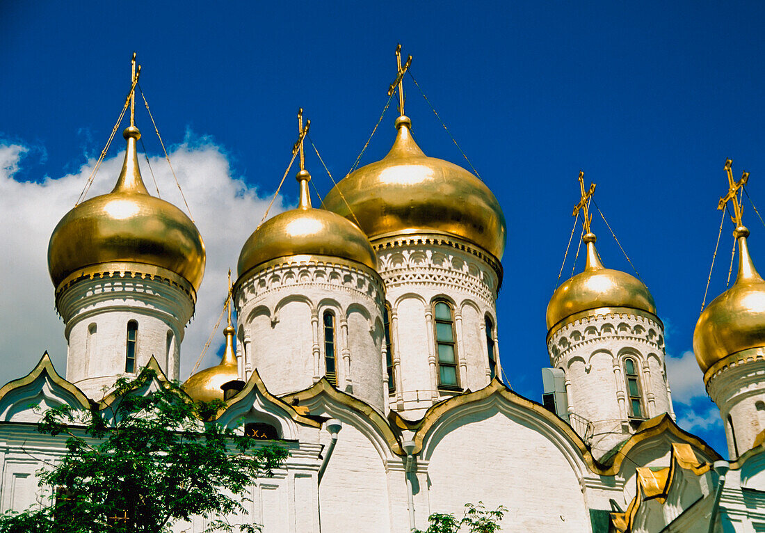 Cathedral Of The Annunciation Cupolas, Kremlin