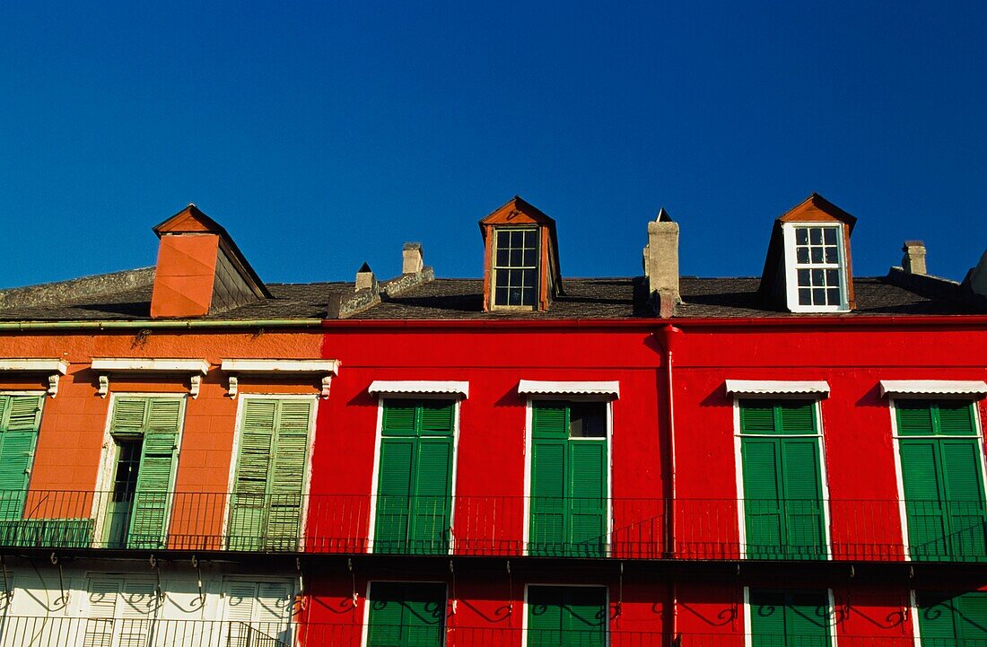 Häuser im französischen Viertel von New Orleans