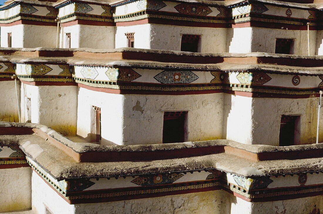 Gyantse-Tempel, Nahaufnahme