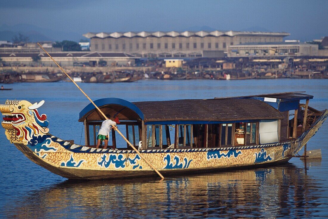 Decorated Boat On Perfume River