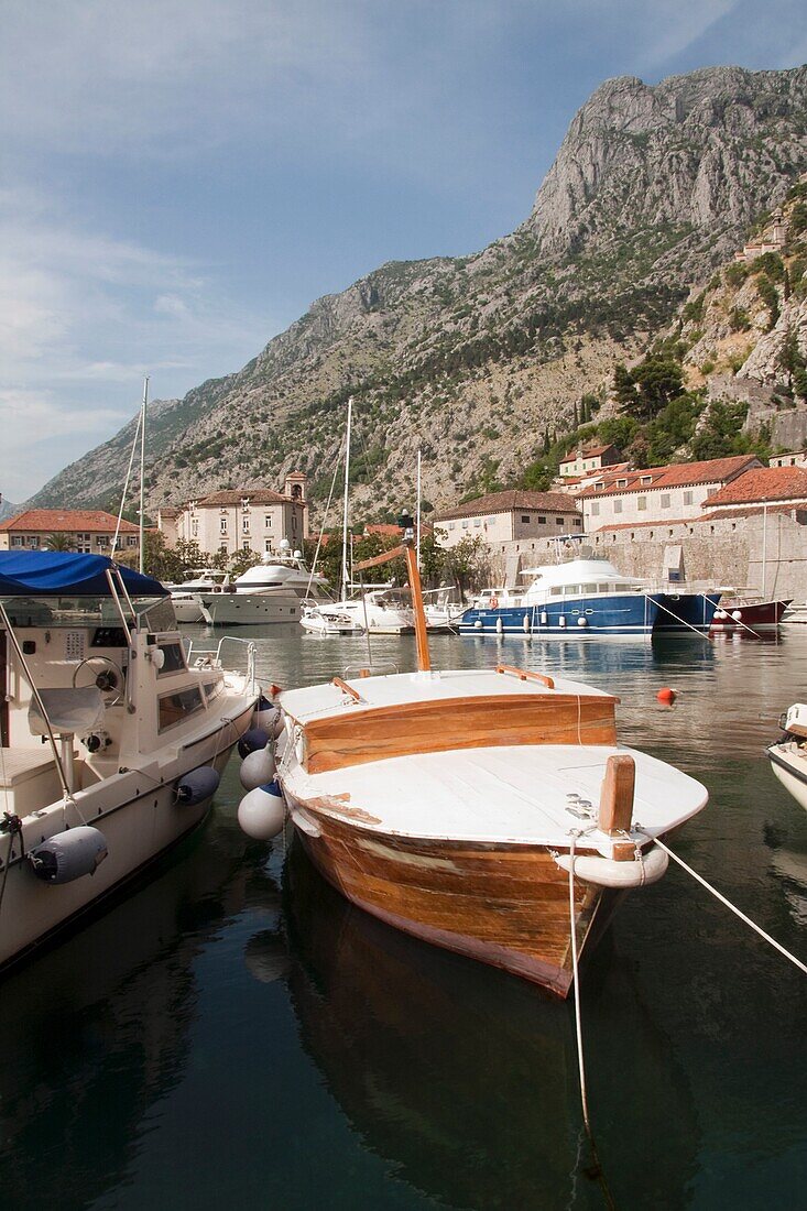 Boats In Marina Opposite Old Town