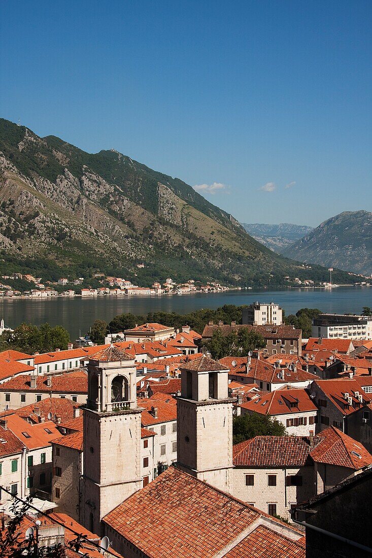 High Angle View Of Old Town From Fortifications On Mt. Sv. Ivan